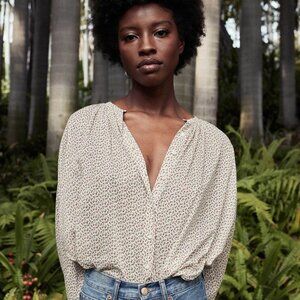 Doen Cream Floral Blouse